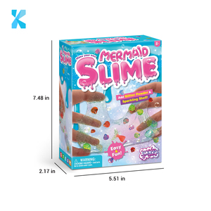 Vous faire posséder Slime de sirène pour enfant pour des jouets éducatifs amusants Ajouter un kit de jouets Slime poudre pailletée - Product Image 6