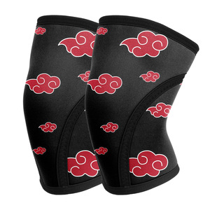 Rodilleras de compresión rígidas de nailon y algodón grueso para levantamiento de pesas y gimnasio, personalizables con logo, al por mayor, para multideporte - Product Image 5