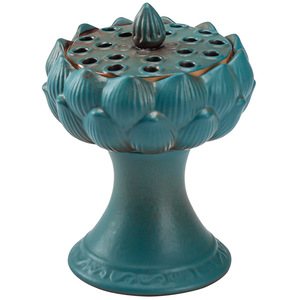 Dropshipping Prodotti 2021 Retro Bruciatori di Incenso di Loto Possessore di Incenso del Drago Bastoni Bruciatore di legno di Sandalo Buddismo Ceramica Incensiere - Product Image 5