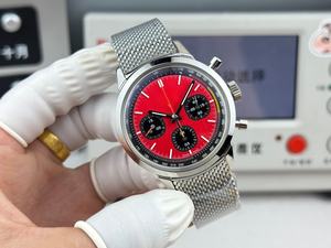 Montres mécaniques tendance et très vendues avec plusieurs fonctions, cadran rouge, fonction chronographe - Product Image 2