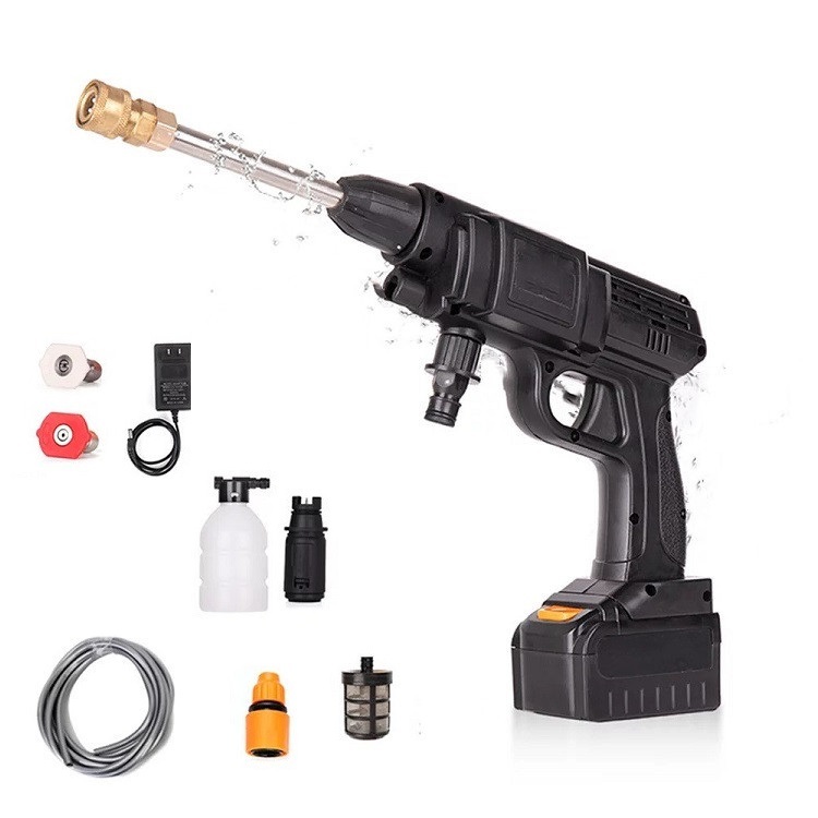 Standard portable cordless high pressure washer gun Wireless car wash 24v lithium battery car washing