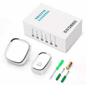 กริ่งประตูไร้สายระยะทาง300เมตรปลั๊ก EU UK US AU สมาร์ทกริ่งประตูไฟฟ้าไร้สายกันน้ำแบตเตอรี่ด้านนอกสำหรับบ้าน - Product Image 1