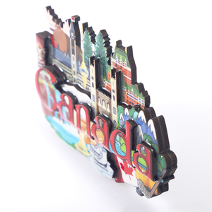 Mdf <strong>Fridge</strong> <strong>Magnet</strong> Custom Logo Laser Cut Uv Printing Veneer Sticker Personalized Home Decor - Product Image 3