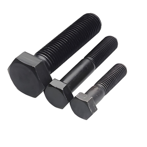 Oxidized <strong>Black</strong> Hex Head <strong>Bolts</strong> Carbon Steel High-Strength External Hexagonal Screws - Product Image 2