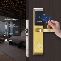 Sistema de Cerradura Inteligente para Hoteles Orbita New Fashion Smart Rfid, Cerradura Electrónica Inteligente para Puerta de Hotel con Tarjeta RF y Software de Gestión