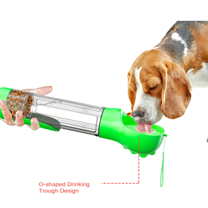 New Design PC Pet Water Bottle Multi Function Portable Travel Drinking Bowl With Food <b>Box</b> for <b>Cat</b> Dog Bottle - Product Image 6