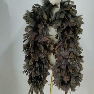 Coloré épais moelleux plumes de dinde Boas écharpe Boas plume <span class=keywords><strong>cou</strong></span> plume pour fête danse vêtement accessoire robe vêtements - Product Image 1