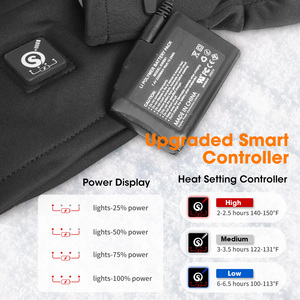 Gants chauffants pour le cyclisme, la moto, les sports d'hiver, respirants, fins, imperméables, à batterie électrique, SAVIOR - Product Image 2