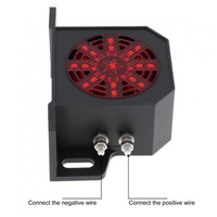 Super fort 12V 140dB alarme de recul étanche 2 voies sirène de secours bip sonnerie haut-parleur véhicule klaxon voiture lumière accessoires