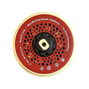 Plaque de support de tampon de ponçage pour polisseuse à double <span class=keywords><strong>action</strong></span> Plaque de support de polisseuse DA Support arrière 6 pouces 150mm - Product Image 1