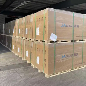 JA 620W n-loại hai mặt bảng điều khiển năng lượng mặt trời màu xanh đậm JA nửa tế bào với kính đôi 620W bảng điều khiển năng lượng mặt trời hiệu suất cao - Product Image 3