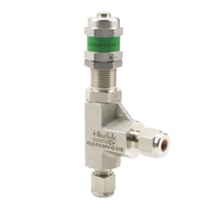 Vanne de soulagement automatique de qualité supérieure, raccordement fileté à Valve Duplex 2205, dispositif de sécurité réglable