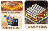 AOOWHAO Pantalla Inteligente Android Táctil Capacitiva 4K de 19-32 Pulgadas con Rotación de 360 Grados °   Televisor Portátil Giratorio para el Hogar y el Dormitorio