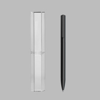 Best-seller Stylo à bille haut de gamme métallique multifonctionnel pour le sport Noir Design minimaliste Utilisation de bureau Gravable Personnalisé Rétractable