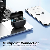SoundPEATS Mini HS Audio Hi-Res dengan Codec LDAC Headset Nirkabel BT 5.3 Tahan Air IPX4 Headphone Olahraga Earphone