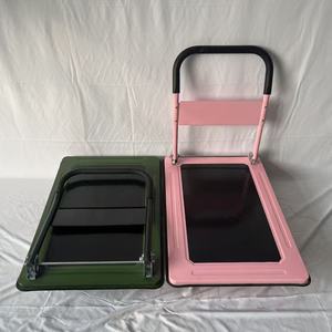 Camión de mano personalizado de fábrica de 150KG Dolly 330lbs Carro de plataforma plegable con carro de acero de cuatro ruedas para herramientas de almacenamiento - Product Image 4