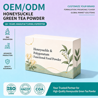 Poudre de thé vert au chèvrefeuille OEM ODM Marque privée Vente en gros Vitamine B Feuille de bambou pour autres compléments de santé