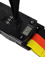 Ceinture à bagages couleur arc-en-ciel avec serrure à chiffres balance de poids ceinture de valise ceinture à bagages d'haltérophilie personnalisée