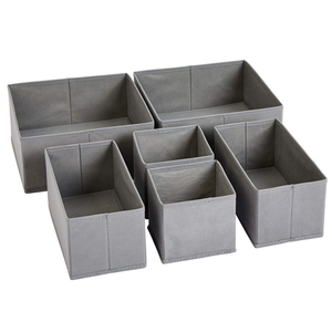 Enze Sustainable Stackable Divided Bedroom Closet Organizer Kit Closet Organizer Storage boxes