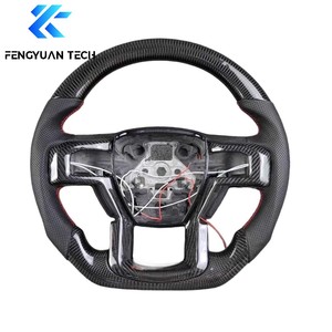 <span class=keywords><strong>Volante</strong></span> de Fibra de Carbono Forjado Personalizado <span class=keywords><strong>para</strong></span> <span class=keywords><strong>Ford</strong></span> F-150 Ranger Raptor Bronco Expedition Ranchero <span class=keywords><strong>Falcon</strong></span> Tremor 2023 2013 2015 - Product Image 2