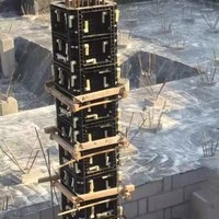 Contreplaqué recouvert de plastique pour coffrage en béton et coffrage en plastique polypropylène aux Émirats arabes unis pour le béton