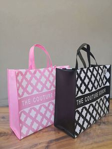 Custom Logo Eco-Friendly Recyclable PP Non-Woven Fabric Tote Reusable Grocery Shopping <b>Bags</b> with Folding Style - Product Image 3