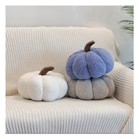 Nouvel arrivage de jouets en peluche d'automne gris citrouille cadeau d'halloween coussin en forme de citrouille