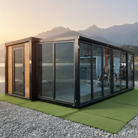 Maison Modulaire Préfabriquée de Luxe Entièrement Meublée en Conteneur Plat de 10, 20 ou 40 pieds – Villa Modulaire