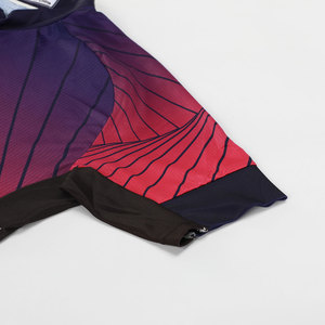Maillot de cyclisme personnalisé à imprimé saisonnier, unisexe, fermeture éclair intégrale, séchage rapide, respirant, manches courtes, pour route et VTT - Product Image 6
