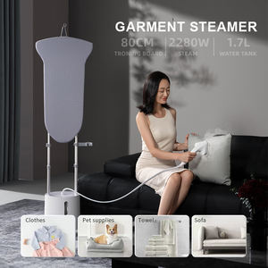 2280W 1700ml Double Pôle Tissu Repassage Électrique Vêtement Vapeur Vitesse Réglable Vertical Vapeur avec Planche Réglable - Product Image 5