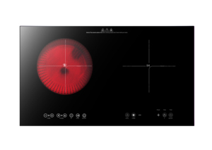 Estufas infrarrojas de inducción de <span class=keywords><strong>placa</strong></span> de mezcla doble 2200W + 1300W estufa eléctrica incorporada Cocina de Inducción doméstica - Product Image 6