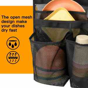 Escurridor de Malla Plegable Portátil para Autocaravanas, Remolques de Viaje y Cocinas Exteriores, Bolsa para Secar Platos de Camping - Product Image 3