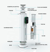 Machine commerciale de diffuseur d'air de parfum d'aromathérapie électrique sans eau