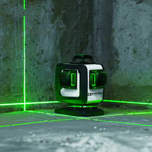 คาโปร คาป884จี #   ระดับเลเซอร์หมุนได้ 4D XTRA 360 องศา แสงสีเขียว PROLASER สำหรับงานอุตสาหกรรมและงาน DIY ใช้พลังงานจากแบตเตอรี่ลิเธียม ผลิตในอิตาลี - Product Image 6