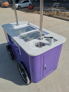 Chariot mobile standard américain pour la vente de nourriture rapide, chariot de vente de crème glacée avec équipement de cuisine, remorques alimentaires, chariot de congélation pour crème glacée - Product Image 3