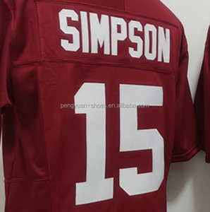 على استعداد لشحن قميص لوكي ألتمير كحلي أفضل جودة مخيط للجامعات الأمريكية لكرة القدم - Product Image 5