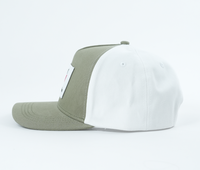 Casquette de baseball Yukaihe bicolore 100% coton à 5 panneaux avec broderie de logo personnalisé