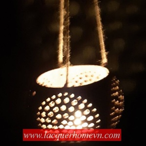Best Seller Vietnam Coconut Shell <b>Tealight</b> Candlestick <b>Holder</b> for Home Decoration for Christmas - Product Image 4
