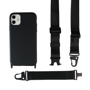 Étuis de luxe pour téléphone portable en silicone, tressés, avec <span class=keywords><strong>cordon</strong></span> plat, modulaires, étanches, antichoc et anti-UV, pour port croisé ou en bandoulière - Product Image 4