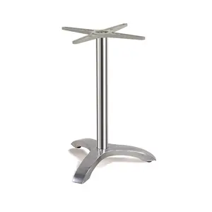 Aluminum Pedestal Table Base for Small Restaurant Tables Indoor or Outdoor Durable Furniture Legs