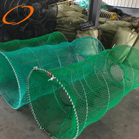 80x * 150cm gros poisson Ling bleu vert filet maille turbot Pot crabe écrevisse attrape Pot piège filet de poisson anguille crevette crevettes appâts vivants