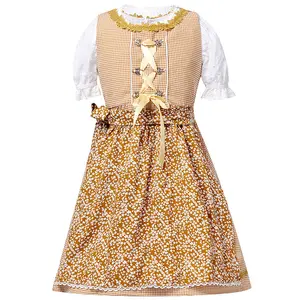 German Bavarian Traditional Oktoberfest Beer Festival Carnival Outfits Costumes For Women Girls Halloween Fancy Party Dress Up