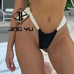 Maillot de bain deux pièces sur mesure pour femmes, nouveau tissu de maillot de bain recyclé 2024, bikini ajustable anti-rides - Product Image 4