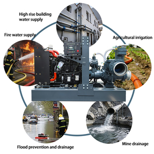 Pompe à eaux usées auto-amorçante aspirante <span class=keywords><strong>de</strong></span> 8 pouces, entraînée par un moteur diesel, pour le contrôle des inondations, pompe haute <span class=keywords><strong>pression</strong></span> - Product Image 4