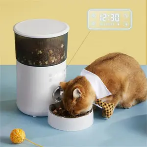 4L Smart automatico Pet Feeder temporizzato pulsante quantificato cane/gatto ciotola prezzo di fabbrica per gatto e cane Pet ciotole e alimentatori