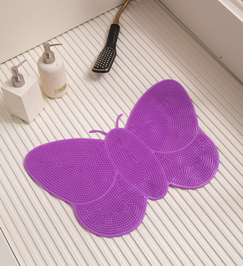 Tapis de bain en PVC écologique moderne, antidérapant, épais (0,2-0,4 pouces), forme personnalisée, massage, logo personnalisé, lavable, pour la maison, l'hôtel, la salle de bain - Product Image 3