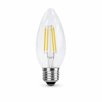 Ampoule LED à filament C35 4 fils 2200-6500K CRI 90+ Dimmable 3W 4W 5.5W pour lustre