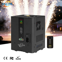 Machine à pyrotechnie miniature à batterie CE 350W, machine à fontaine à étincelles froides à télécommande pour discothèque, fête, scène, mariage, spectacle en direct