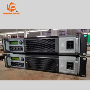 Amplificador de potência profissional, amplificador de potência com 4 canais de 1300w digital dsp, processador de áudio, classe d, controle e amplificador