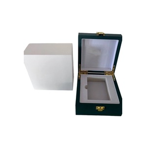 Boîte d'emballage de luxe personnalisée en bois vert avec logo pour briquet <span class=keywords><strong>Zippo</strong></span>, idéale pour briquet vintage miniature à kérosène Zorro - Product Image 4
